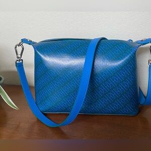 Cole Haan Grand Series Marine Blue Convertible Crossbody bag